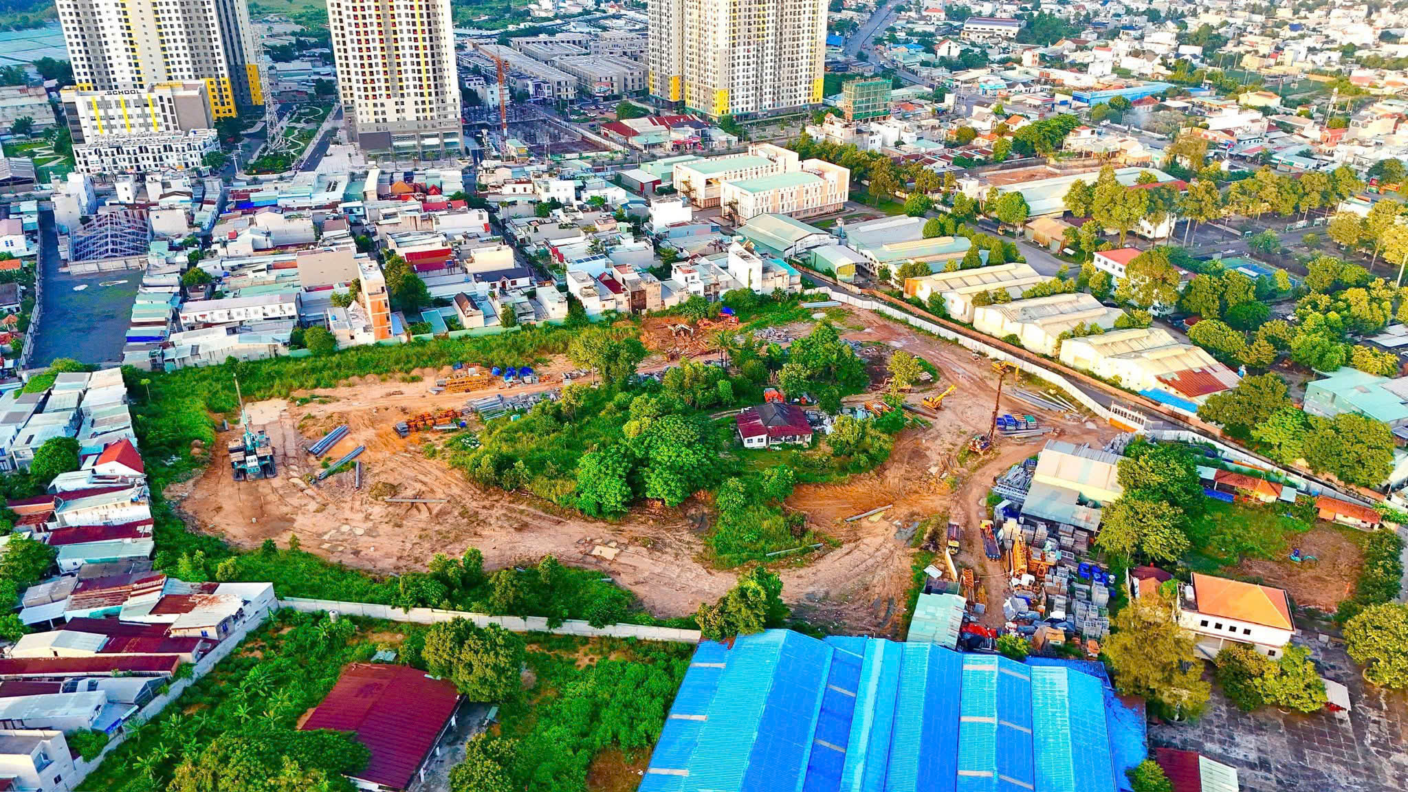 Vị trí khu đất xây dựng dự án Bcons Center City Vị trí khu đất xây dựng dự án Bcons Center City