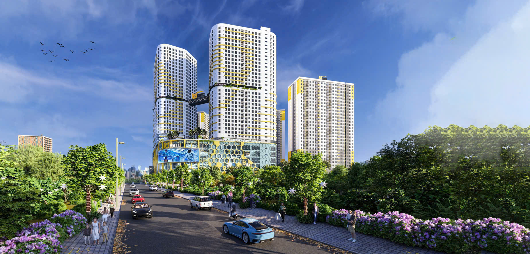 Phối cảnh khu căn hộ Bcons Center City - Tên gọi khác: Bcons Bình An Đông Tây Phối cảnh khu căn hộ Bcons Center City - Tên gọi khác: Bcons Bình An Đông Tây