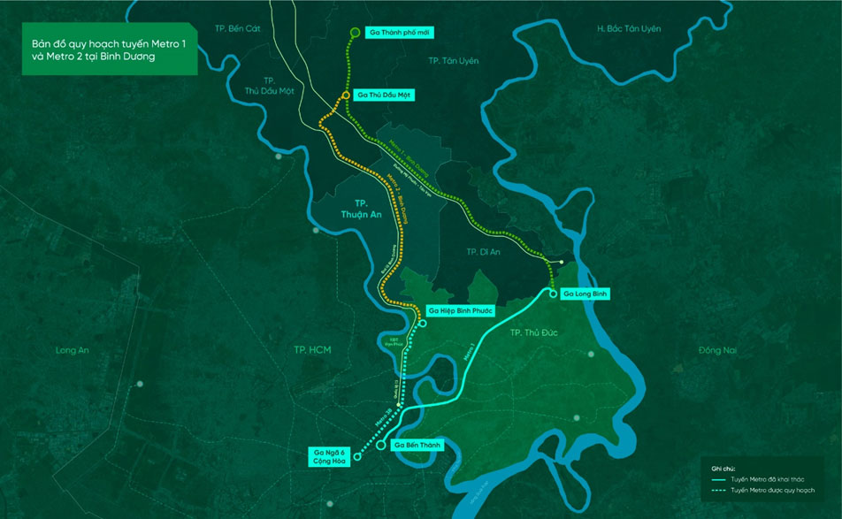 2 tuyến Metro Bình Dương cũ được TP.HCM gấp rút triển khai 2 tuyến Metro Bình Dương cũ được TP.HCM gấp rút triển khai